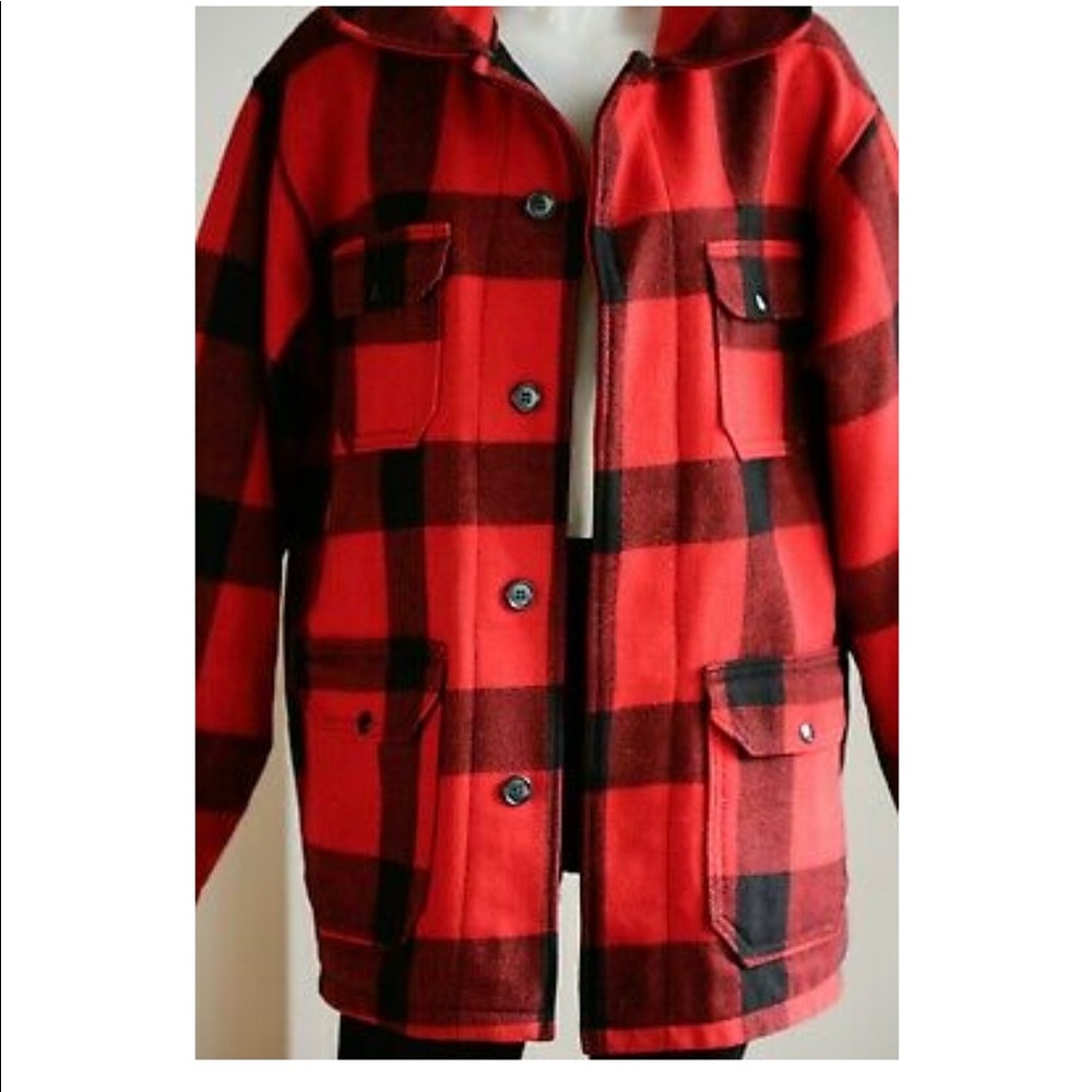 One Of A Kind Vintage Woolrich Buffalo Plaid - Picture 2 of 9